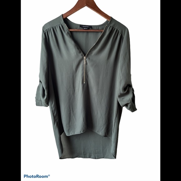 3 for $30 Atmosphere Olive 3/4 Blouse - Picture 1 of 11
